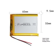 955565 can use model 955465 105565 105568 5000mAh 3.7V Lithium Polymer LiPo Rechargeable Battery