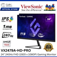VIEWSONIC 24” VX2479A-HD-PRO / 27" VX2779-HD-PRO FULL HD LED IPS PANEL GAMING LCD MONITOR  (1MS, INP