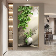 Corridor background decoration wall mural entrance hall living room Nordic hanging painting