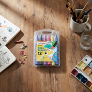 Silky Crayon 12, 24, 36, 48 Colors Silky Crayon/ Coloring Tool/ Fine Crayon/