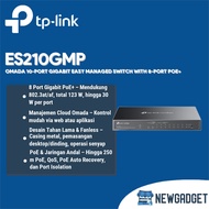 TP-LINK ES210GMP OMADA 10-PORT GIGABIT EASY MANAGEMENT SWITCH WITH 8-PORT POE+