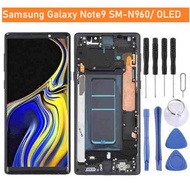 หน้าจอ OLED LCD สำหรับ Samsung Galaxy Note9 SM-N960 แอสเซมบลีเต็มพร้อมกรอบ
