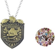 1 Badge 2.4”x1.4” +50PCS FNAF Sticker | Freddy Fazbear Badge, Fnaf Security Badge Metal Pin,Five Nig