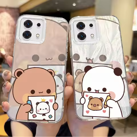 Cartoon BuBu DuDu Couple Phone Case For Redmi Note13 12 11 10 9 ProPlus 14C 13C 12C 10C 9C A3 A2 A1 