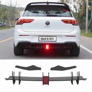 For Volkswagen Golf MK8 GTI special high-quality car rear bumper diffuser with LED light