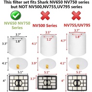 Vacuum Filters Replacement for Shark Rotator Powered Lift-Away AZ1002, NV650 NV651 NV652 NV750 NV751
