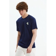 T-shirt SMILEYHOUND เสื้อยืด สีกรม โลโกปัก Size M ของแท้