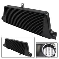 Aluminum Black Front Mount Tube & Fin Intercooler For Toyota MARK II JZX110 1JZ-GTE 1JZGTE 2.5L Torb