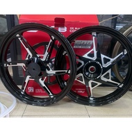 RCB VARIO 150 CLICK 125 CT600 185-14 /215-14  SPORT RIM -RACING BOY (BLACK )