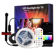 RGBIC LED Light Strip Camera TV Screen Synchronization APP Music Synchronization Game Bedroom TV Bac