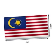 Bendera Malaysia / Badge Bendera Malaysia / Acrylic Bendera Malaysia / Malaysia Flag Badge / Lencana