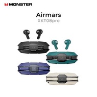 Monster Airmars XKT08 Pro 半入耳式藍牙電競耳機 黑，金，藍，綠四色