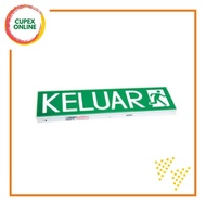 Econlite LE908SL Emergency Keluar Sign Single Sided (cupex)