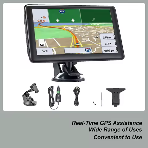 Car GPS Navigation System 7-Inch GPS Navigator Touchscreen Smart Maps Display Portable Device For Lo