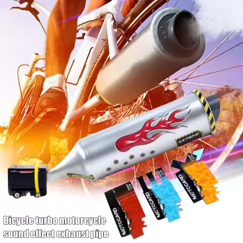 Bicycle Exhaust Pipe Sound Wild Motorcycle Effects Cycling Tools For BMX Mountain Bike Accessories B