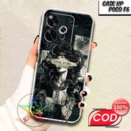 XIAOMI Case LATEST F6poco Motif [COLAB] XIAOMI Casing Latest F6poco Softcase Clear Protected Camera 