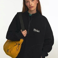 New Product Exclusive TEKET Korean Trendy 25 Spring Summer American Retro Plan Half Zipper Pullover 