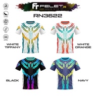Felet RN 3622 RN3622 Graphic Badminton T-shirt - Original Felet Badminton shirt