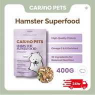 [24HR SHIP] CARINO PETS PREMIUM HAMSTER SUPERFOOD 400G Hamster Food Gerbil Food Pet Feed 仓鼠粮 谷粮 Maka
