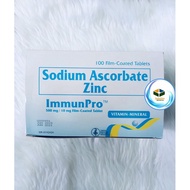 ImmunoPro Sodium Ascorbate +Zinc (100 Tablets/Box )