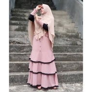Quiny Dress (only Gamis), There Are 3 Colors Options (color Options In The Description)