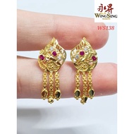 Wing Sing 916 Gold Earrings / Subang Indian Design  Emas 916 (WS138)