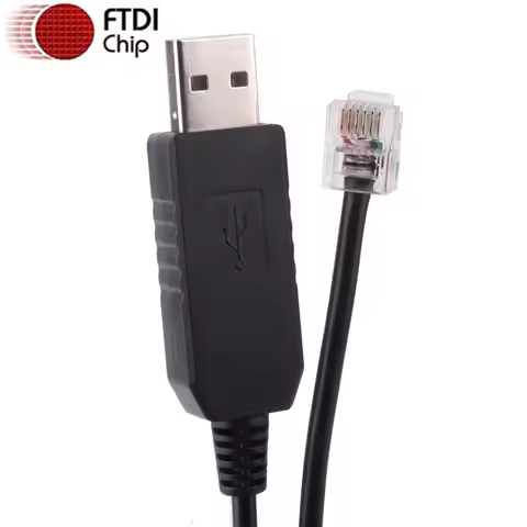 Hirschmann Managed Switch V.24 Management Configuration Cable FTDI USB to RJ12 6P6C Communication Ca
