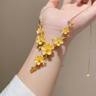 Jewelry Design Flowers Like Brocade High-End Temperament Necklace Feel Hundred Luxury Clavicle Chain