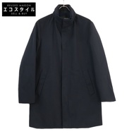 Emporio Armani W1B35W W1W07 海軍藍防水拉鍊外套，44碼