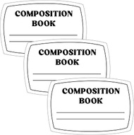 Fuutreo 3 Pcs Composition Book Bulletin Board Paper 23.6 x 15.8 inches Decorate Bulletin Boards Bull