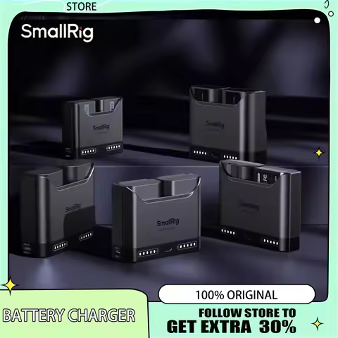 Smallrig 22W Dual Slot Camera Battery Charger NP FZ 100 FW50 LP E6NH EN-EL15c Compatible with Sony C