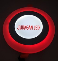 LAMPU PLAFON 12+4 WATT INBOW ( TANAM ) KOTAK & BULAT 2 WARNA AC 220 VOLT/LAMPU DOWNLIGHT INBOW TANAM