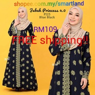 Jubah Princess 4.0 Free Shipping Free Postage promosi RAYA