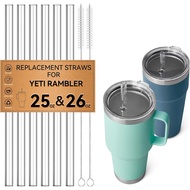 Straw Untuk YETI 25 oz 26 oz Tumblers, Gantian Straw Untuk Yeti Rambler Straw Tudung Cawan, Plastik 