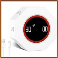 [chasoedivine.] Digital Productivity Timer, Rotating Pomodoro Timer with 1-3-5-15-30-60-90 Min Count