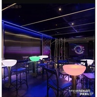 Clear Bar Round Wheat Table Round Taibao Foot Table Table Luminous Table Chair Outdoor ktv Coffee Ta