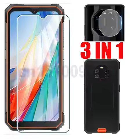 2.5D Tempered Glass With Soft TPU Case Camera Film On Blackview BV8800 ScreenProtector Glass For Bla