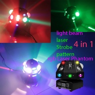 rgb Laser Phantom 4 In 1 Disco Light Laser/Pattern/Flashing/Beam Voice Control And DMX