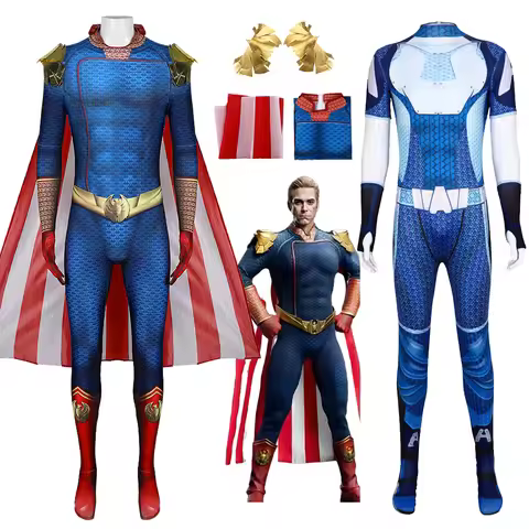 The Boys Cospaly Superhero The Homelander Costume Women Men Halloween Costume Antony Starr A Train S