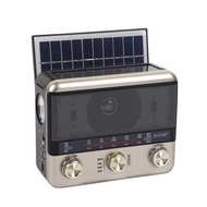 Multifunctional Solar Radio Retro Full Band Old-fashioned Card Radio Old-fashioned Radio