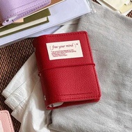 Soft Leather m5Handbook detachable loose-leaf notebook student diary notebook