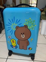 #24母親節 Line friends 熊大和小鴨鴨一起輕鬆旅行JT-64的登機行李箱