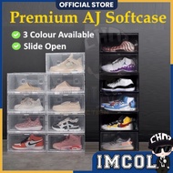 Large Stackable Interlock Side Open Side View Shoe Box Storage Organiser Display Shoe Cabinet Shoe B