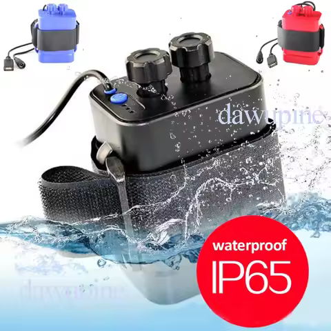 6X18650 Battery Storage Case Box USB Charging 12V Battery Pack DIY Power Bank Case Box For LED Bike