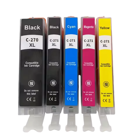 PGI270 CLI271 Compatible Ink Cartridges For Canon MG5720 MG5721 MG5722 MG6820 MG6821 MG6822 MG7720 T