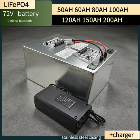 Battery Lithium 72V VoltPro-LifePo4 High Capacity 72V Lithium Battery 50Ah-200Ah for Golf Cart Elect