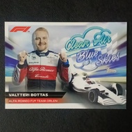 FORMULA One Racing CARD Valteri BOTTAS 1 TRADING (F1)