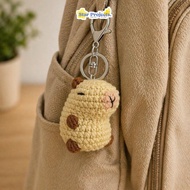 GANTUNGAN Amigurumi Capybara Keychain | Capybara KNITTED KEYCHAIN Crochet Keychain