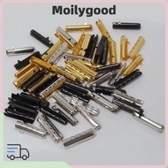 MOILYMY 50pcs Gender-neutral Metal Bullet Aglet Shoelaces