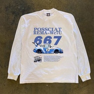 PORSCHE Top, 667, 911, 718, Racing Style Long Sleeve T-Shirt